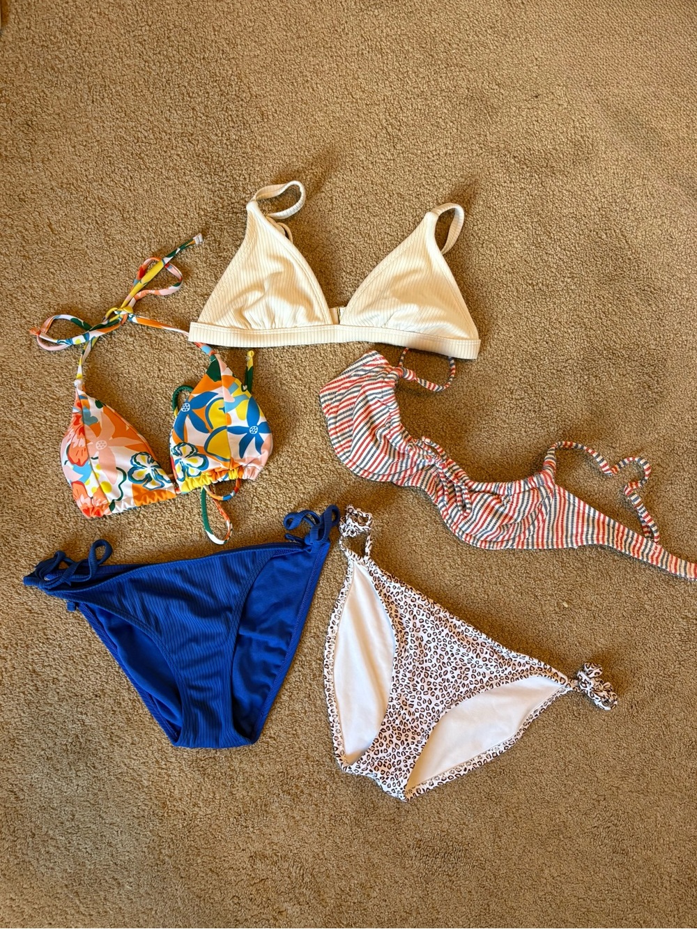 Lot of bikini tops and bottoms!